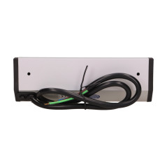 Möbeluttag 3x2P+Z, svart-silver