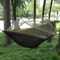 AG233F Hängmatta med myggnät för camping