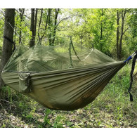 AG233F Hängmatta med myggnät för camping
