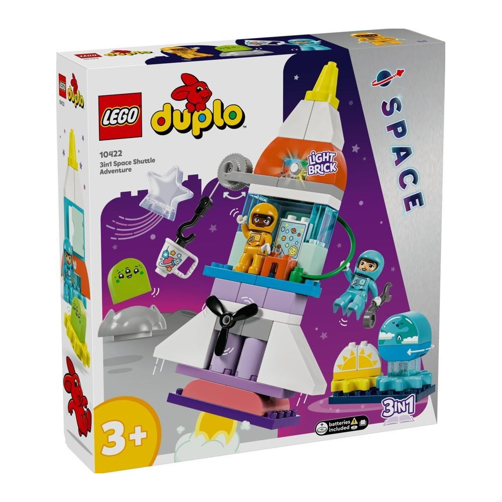 Klocki duplo 10422 przygoda w promie kosmicznym 3w1
