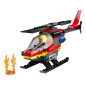 Byggleksaker City 60411 Räddningshelikopter för brandmän