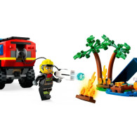 Klossar city 60412 terrängbrandbil med räddningsbåt