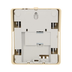 Elektromekanisk tvåtonig ringklocka PLUS 8V, beige