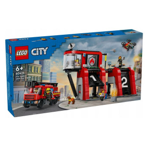 Klocki city 60414 remiza strażacka z wozem strażackim