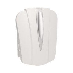 Elektromekanisk tvåtonig ringklocka 8V, vit