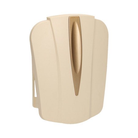 Elektromekanisk tvåtonig ringklocka 8V, beige