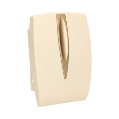 Elektromekanisk tvåtonig ringklocka 8V, beige