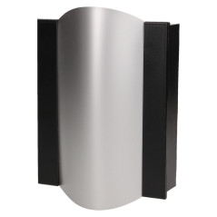Elektromekanisk tvåtonig ringklocka TON COLOR 230V, svart-silver