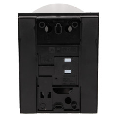 Elektromekanisk tvåtonig ringklocka TON COLOR 230V, svart-silver