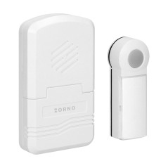 Trådlös ringklocka DISCO DC, batteridriven, inlärningssystem, 1 ljud, 70m