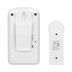 Trådlös ringklocka DISCO DC, batteridriven, inlärningssystem, 1 ljud, 70m