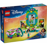 Klocki disney classic 43239 ramka na zdjęcia i szkatułka mirabel