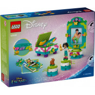 Klocki disney classic 43239 ramka na zdjęcia i szkatułka mirabel