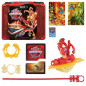 Samlarburk med Bakugan-figurer
