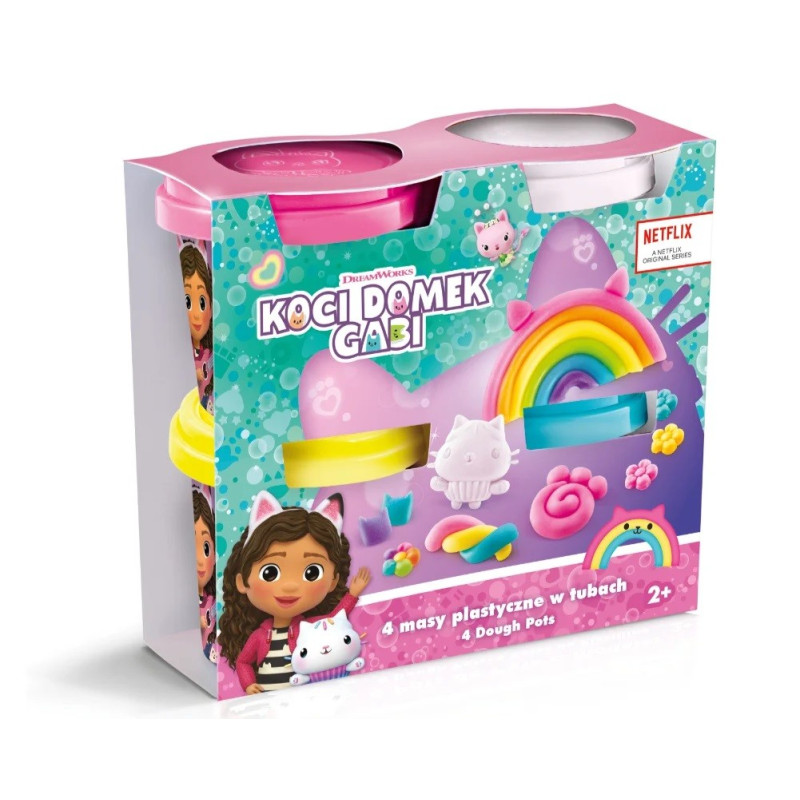 Plastilin katt hus kit Gabi - 4 tuber