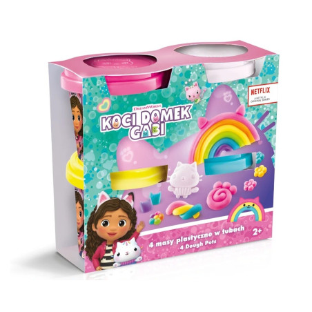 Plastilin katt hus kit Gabi - 4 tuber