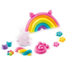 Plastilin katt hus kit Gabi - 4 tuber