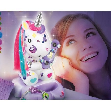 Lysande dekoreringsset - enhörning diy deluxe