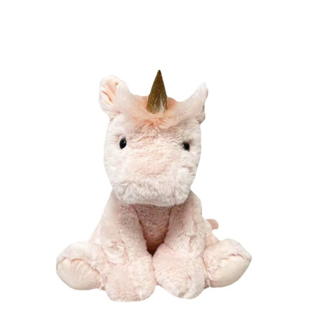 Maskot enhörning Lili är 30 cm lång. | HandlaSmidigt.se