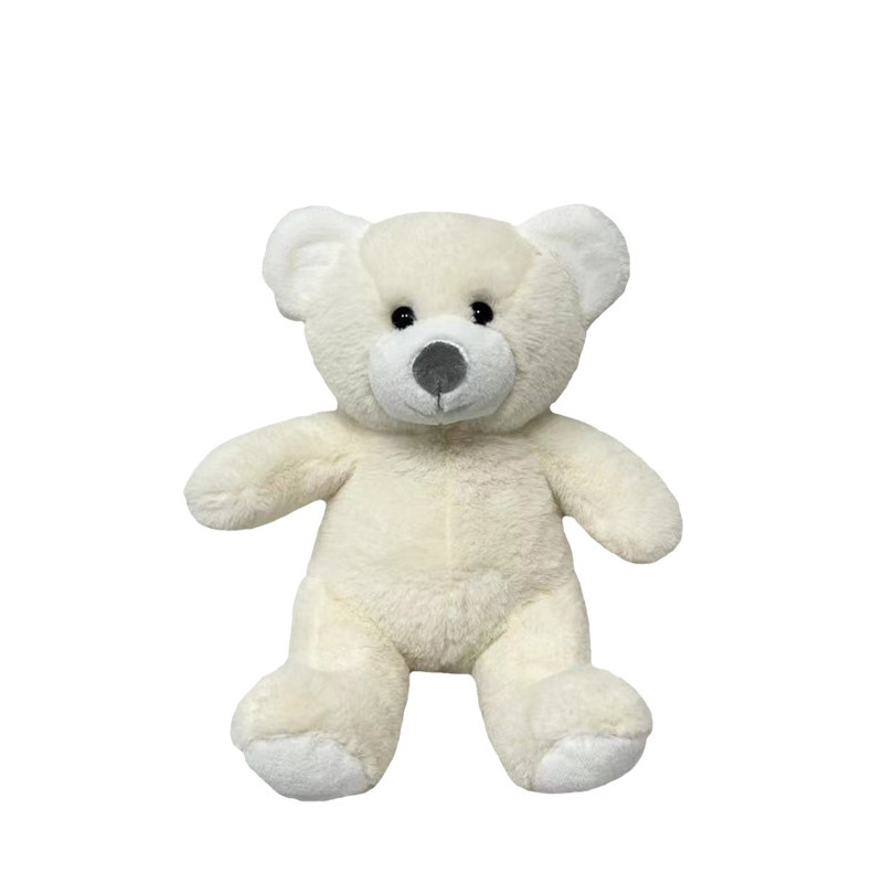 Mascotbjörn Olus, 23 cm, krämig
