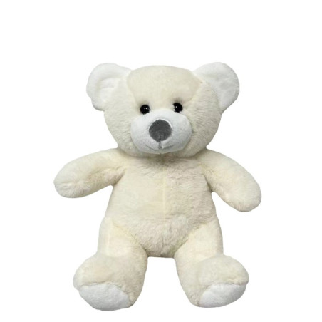 Mascotbjörn Olus, 23 cm, krämig | HandlaSmidigt.se