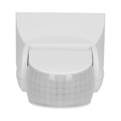 Rörelsesensor 180 grader, vertikal och horisontell justering, IP65, 1200W, vit