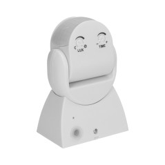 Rörelsesensor 180 grader, vertikal och horisontell justering, IP65, 1200W, vit
