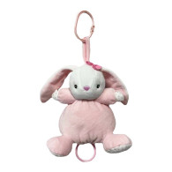 Pozytywka króliczek z kokardką 18 cm