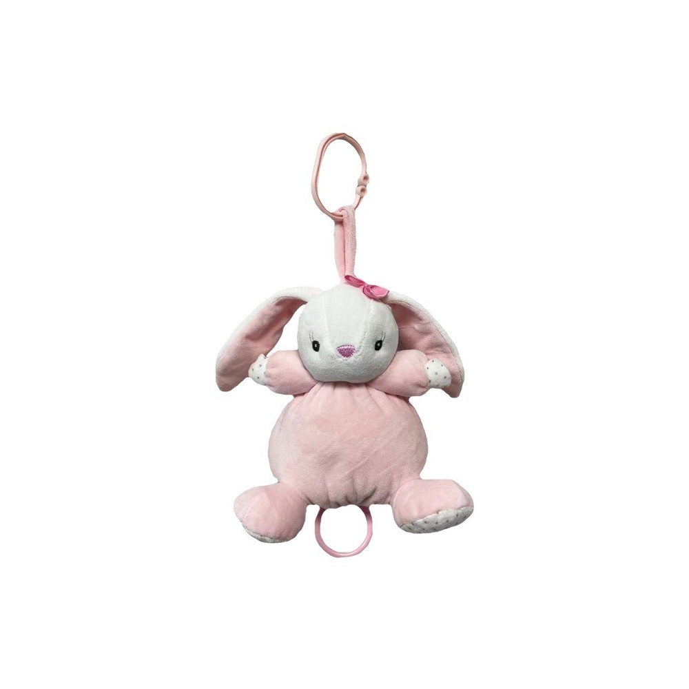 Pozytywka króliczek z kokardką 18 cm Pozytywka króliczek z kokardką 18 cm