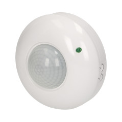Rörelsesensor 360 grader, IP20, 1200W, vit