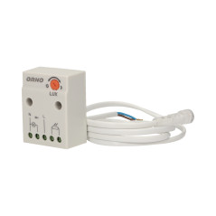 Skymningssensor med hermetisk extern sond, IP65, 2300W.