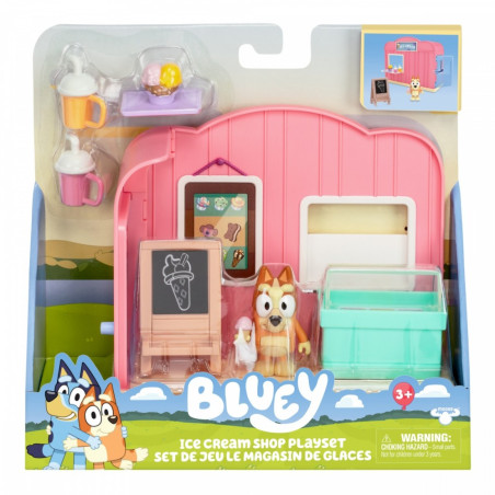 Set med minifigurer Bluey glasskiosk