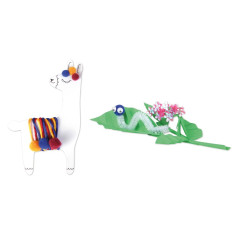 Handarbetsset med 400 delar, blå