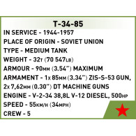 Klocki historical collection t-34-85