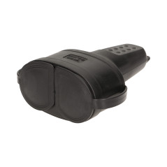 Tätta, dubbla gummikontakter 2P+Z, IP44