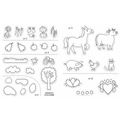 Boken med lekar med Felus och Guci. Utflykt till landet.