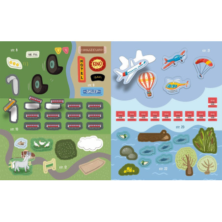 Boken om lek med Felus och Gucio. på resan