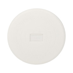 Trådlös induktionsladdare med extra USB-port, vit.