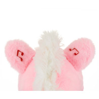 Koń na biegunach Łatek pink