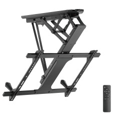 Elektriskt takfäste för TV för lutande väggar 32'-70' upp till 35 kg med fjärrkontroll Maclean MC-880 max VESA 600x411.