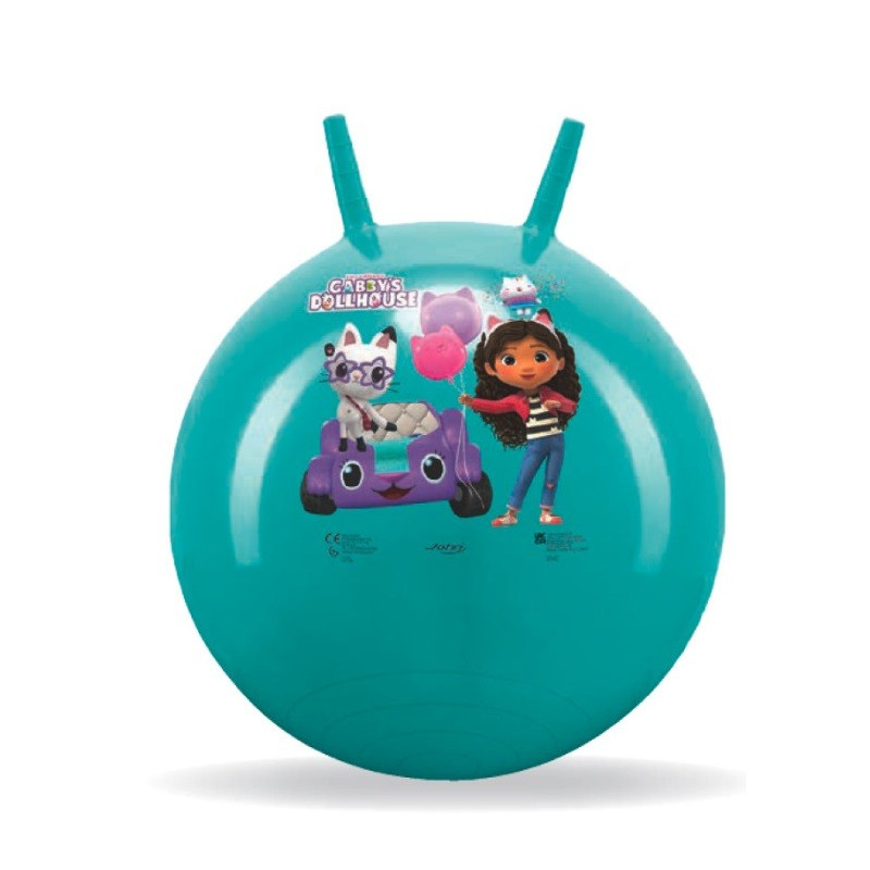 Hoppboll med kattfästningar, Gabis lekstuga.