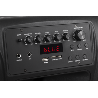 Aktiv högtalare (med 2 trådlösa mikrofoner, SD, Bluetooth, USB) 12' 40W