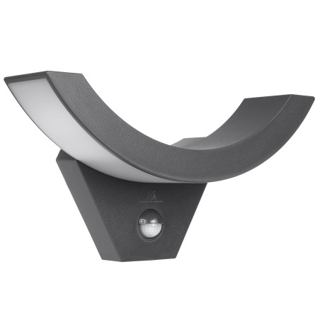 LED-lampa med rörelsesensor från Maclean, infraröd rörelsesensor, grå färg, 10W, IP54, 800lm, MCE290 GR