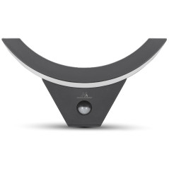 LED-lampa med rörelsesensor från Maclean, infraröd rörelsesensor, grå färg, 10W, IP54, 800lm, MCE290 GR