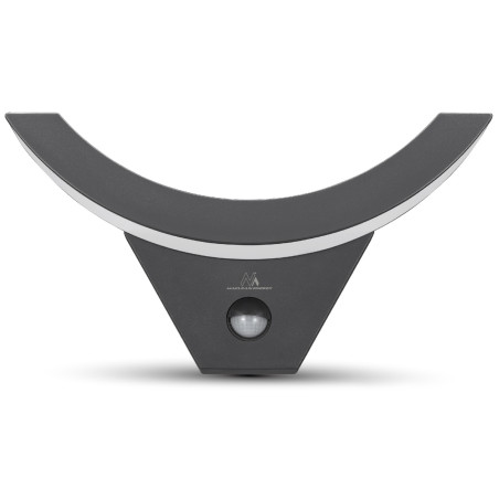 LED-lampa med rörelsesensor från Maclean, infraröd rörelsesensor, grå färg, 10W, IP54, 800lm, MCE290 GR