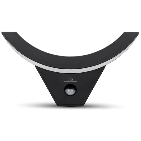 LED-lampa med rörelsesensor från Maclean, infraröd rörelsesensor, svart färg, 10W, IP54, 800lm, MCE290 B