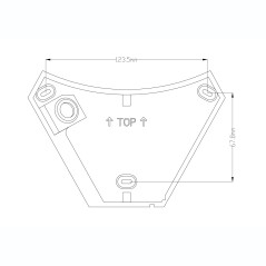 LED-lampa med rörelsesensor från Maclean, infraröd rörelsesensor, svart färg, 10W, IP54, 800lm, MCE290 B