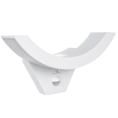 LED-lampa med rörelsesensor från Maclean, PIR-sensor, vit färg, 10W, IP54, 800lm, MCE290 W.