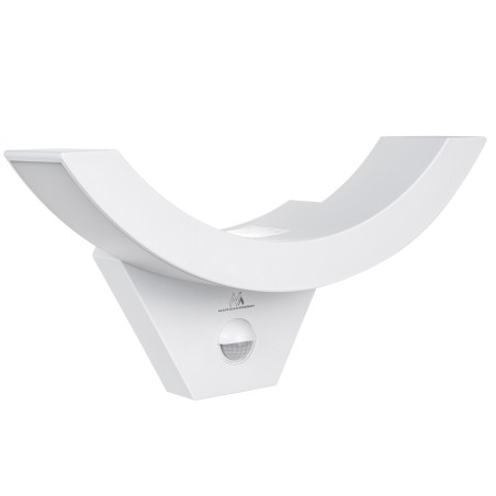 LED-lampa med rörelsesensor från Maclean, PIR-sensor, vit färg, 10W, IP54, 800lm, MCE290 W.