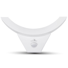 LED-lampa med rörelsesensor från Maclean, PIR-sensor, vit färg, 10W, IP54, 800lm, MCE290 W.